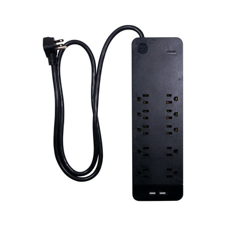 surge usb ge power strip protector outlet cord ultrapro 4ft port walmart ft checker inventory protectors button