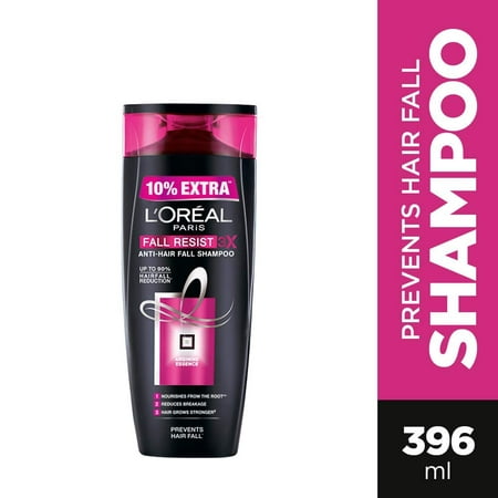 L'Oreal Paris Fall Resist 3X Anti-Hairfall Shampoo, 360ml (With 10%