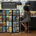 thumbnail image 5 of 4 ft. Short Double Sided Rider-Waite Tarot Canvas Folding Screen, 5 of 6