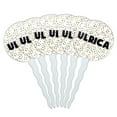 thumbnail image 1 of Ulrica Cupcake Picks Toppers - Set of 6 - Mutlicolored Speckles, 1 of 1