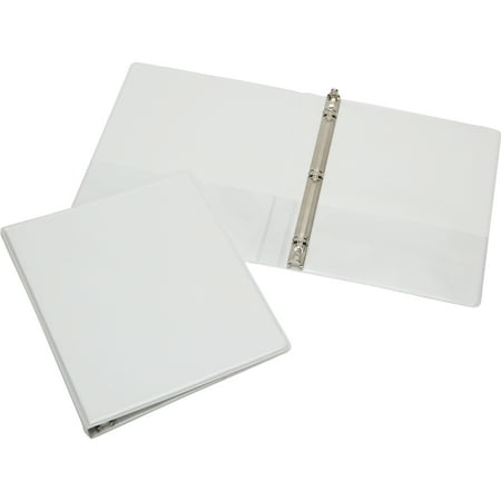 UPC: 0071503770134 | SKILCRAFT  NSN5104859  Round Ring Heavy-duty Vinyl Binder  1 Each  White