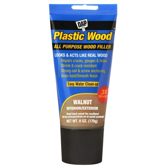 DAP 584 Series 00584 6oz Walnut Latex Plastic Wood