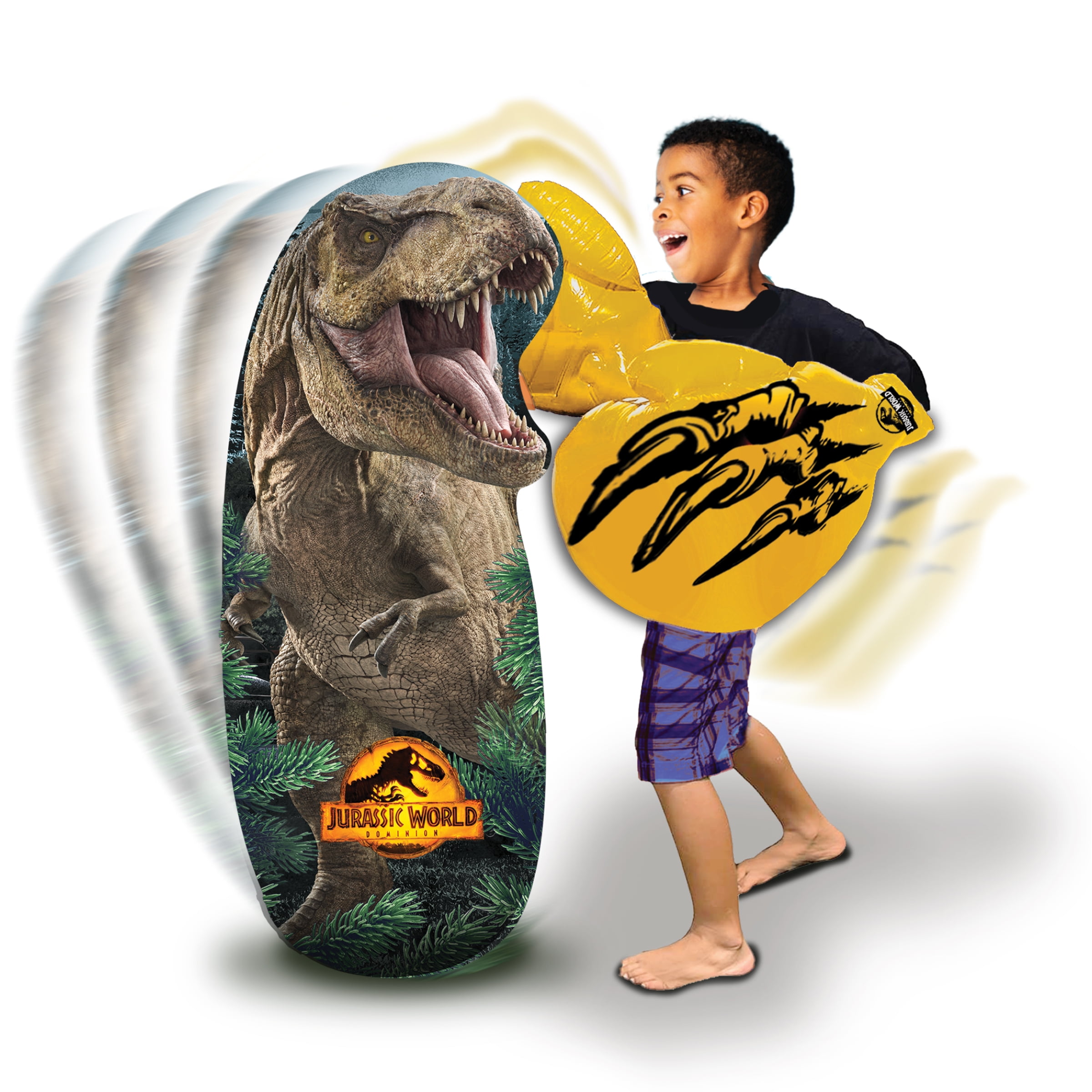 Jurassic World Dominion 36 in. Bop Bag Set, Inflatable Dino Punching