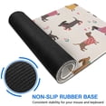 thumbnail image 6 of Long Mouse Pads for Desk,Colorful Funny Dachshund Desk Mats on Top Of Desks, Desk Mouse Pad Extra Large with 3mm Non-Slip Base and Stitched Edge for Gaming,Office,Work,Home 31.5"x15.7", 6 of 6