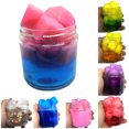 thumbnail image 1 of Gwong Juguete Jelly Cube Crystal Mud Clay Clay Slime Pasty Pasticine Lodos de alivio Alivio Juguetes Gwong 21003093, 1 of 7