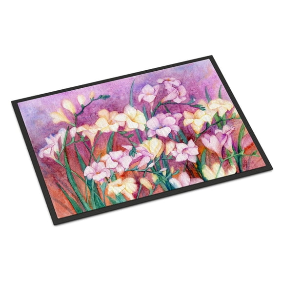 Freesias Door Mat