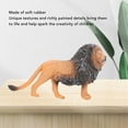 thumbnail image 3 of Wild Animal Figurine Model, Soft Vivid Texture Home Decor Educational Rubber Animal Figurine Model Simulation  For Children For Indoor, 3 of 8