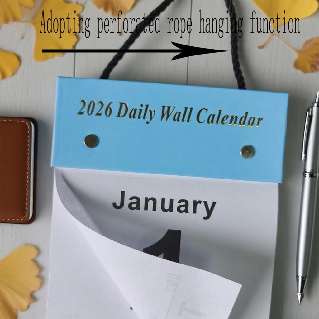 2026 Daily Inspiration Tear Off Calendar With Friendly Paper For Office and Home