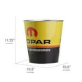 thumbnail image 7 of American Art Decor Licensed Mopar Parts & Accessories Small Decorative Metal Trash Can Garbage Bin Waste Basket - 11.25" x 10.5", 7 of 7