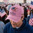 thumbnail image 4 of 250th Anniversary 250 Years Freedoms Baseball Hat Running Embroidered Cap Vintage Flag Graphic Baseball Caps Adjustable Trendy & Fashionable Unisex Casual Fishing & Camping Hat, 4 of 7