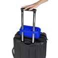 thumbnail image 3 of Manta de viaje compacta y ultra suave BlueHills, con bolsa portátil y correa, acogedora y premium, azul real- C005, 3 of 3