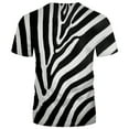 thumbnail image 2 of QTAGTESS Tuxedo T-Shirt Zebra Print Shirt Fake Suit with Bowtie Tee, 2 of 7