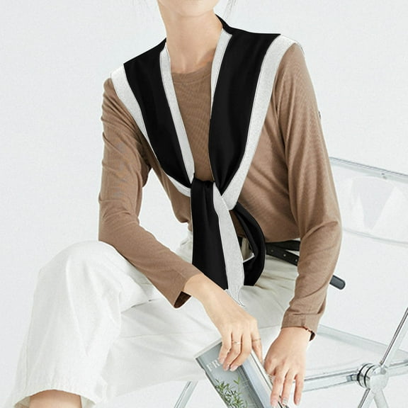 Censtreet Sweater Shawl Wraps for Women Sweater Knitted Knotted Shawls Travel Casual Scarf Cape Shoulder Tops Fashion Wrap