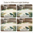 thumbnail image 7 of ODIKA 8'x10' Washable Area Rug Durable, Non-Slip Palm Leaf Botanical Tropical With Symmetrical Foliage Border for Living Room, Under Sectional, Family, 7 of 7