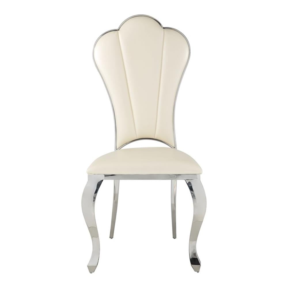 ACME Cyrene Side Chair (Set-2) in Beige