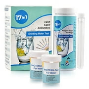 17-in-1 Complete Water Test Kit ,100 Strips + 2 Water Testing Kits for Drinking Water Easy Testing, PH, Lead