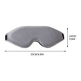 thumbnail image 3 of Daily Qaailabf Travel Soft Padded Sleep Mask Sponge Eye Cover Travel Aid Blindfold Shade, 3 of 3