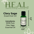 thumbnail image 3 of H.E.A.L.'s Essential Oil Clary Sage - 0.5oz, 3 of 6