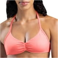 thumbnail image 4 of Delliss V Neck Padded Bralette Bra Wireless Tank Top Sports Halter Bra, 4 of 4