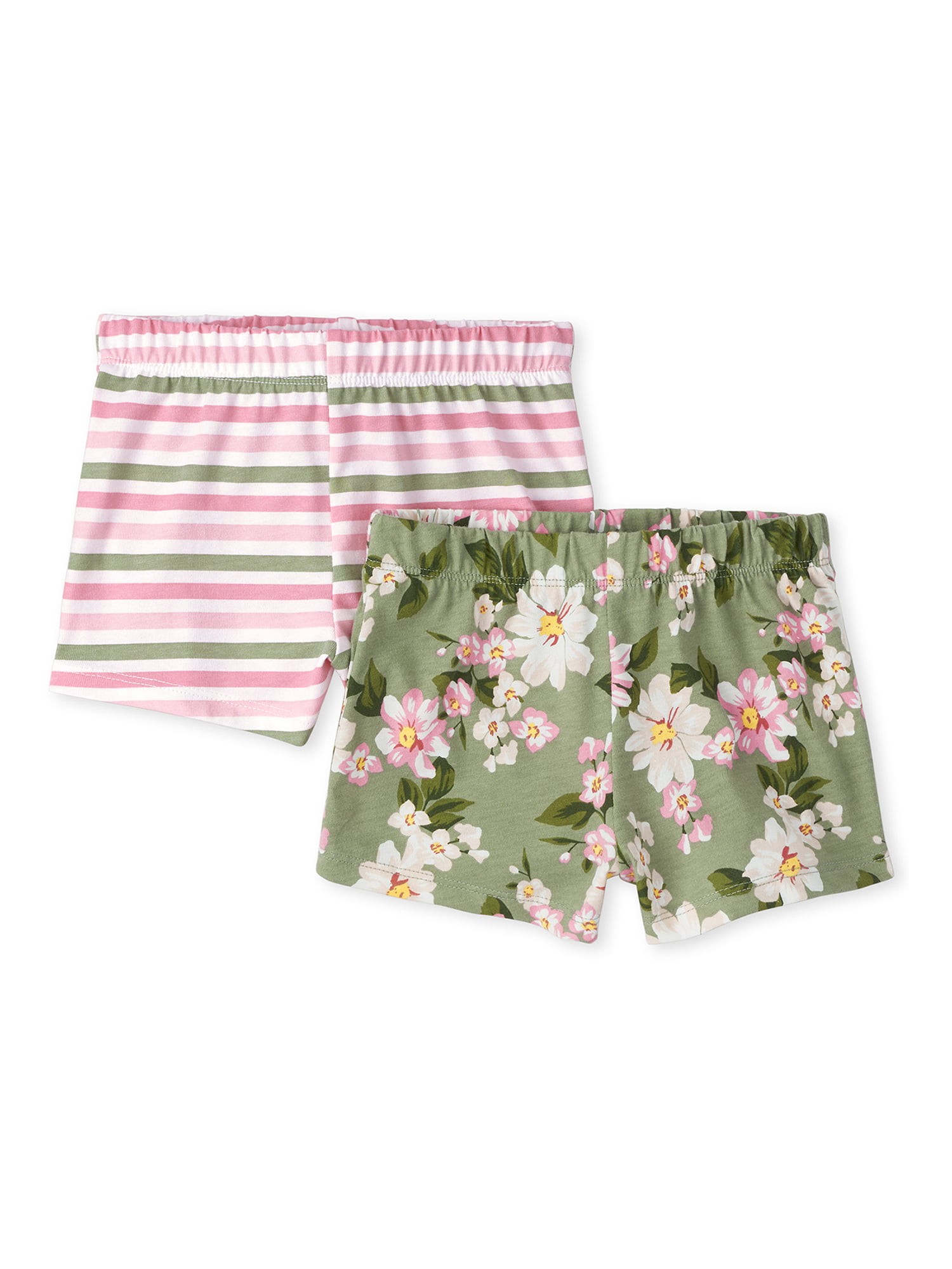 The Childrens Place Girls Printed Skorts Pack of Two 