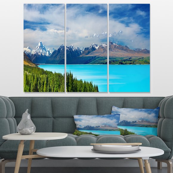 Mount Cook New Zealand Landscape - Photography Canvas Art Print