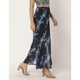 thumbnail image 3 of Moomaya Printed A-Line Skirt With Slit For Women, High Waist Midi Skirts, 3 of 9