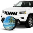 KAKALAD Tropical Beach Ocean Sea Palm Tree 05 Universal Spare Tire