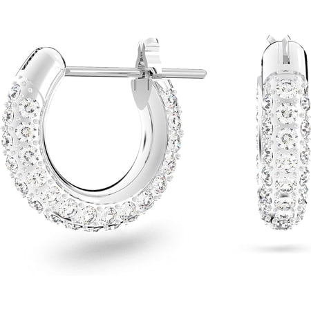 Swarovski Stone Crystal Pierced Hoop Earring Jewelry Collection