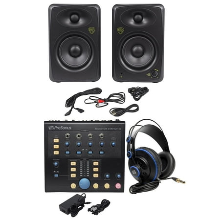 - Presonus Monitor Station V2 Control Center+(2) Studio Monitors+Studio Headphones