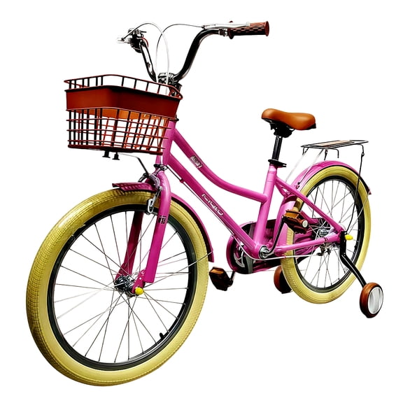 Bicicleta Urbana Infantil R-20 Canastilla Ruedas Auxiliares