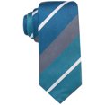 thumbnail image 1 of Alfani Mens Warren Stripe Self-tied Necktie, Azul, Talla única, 1 of 1