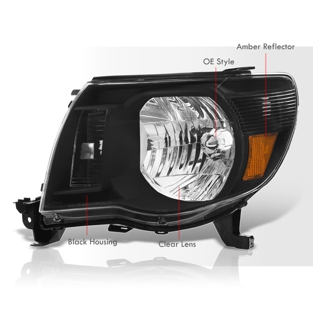 A/C Hoses & Fittings For Toyota Tacoma Clear Lens Black Housing