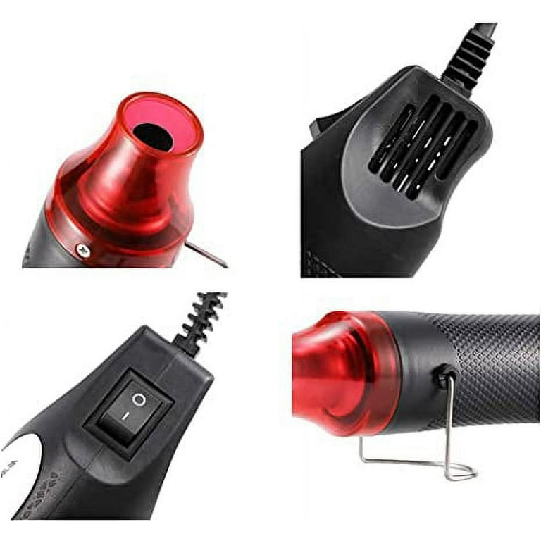 Mini Heat Gun,300W Portable Hot Air Gun Electric for DIY Acrylic Resin  Craft, Dryer Crafts Handheld Heat Gun for Cup Turner, Shrink Wrapping,  Crafts