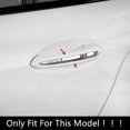 thumbnail image 2 of Exterior Door Handle Strips Decoration Sticker Trim for 5 Series G30 G38 2018-2021 Silver, 2 of 5