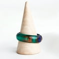 thumbnail image 3 of Xinyolin Wide Smooth Resin Lady Ring - Colorful Cloud Thick Ring Jewelry Accessory, 3 of 8