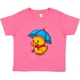 thumbnail image 3 of Inktastic Rainy Ducky Boys or Girls Toddler T-Shirt, 3 of 5