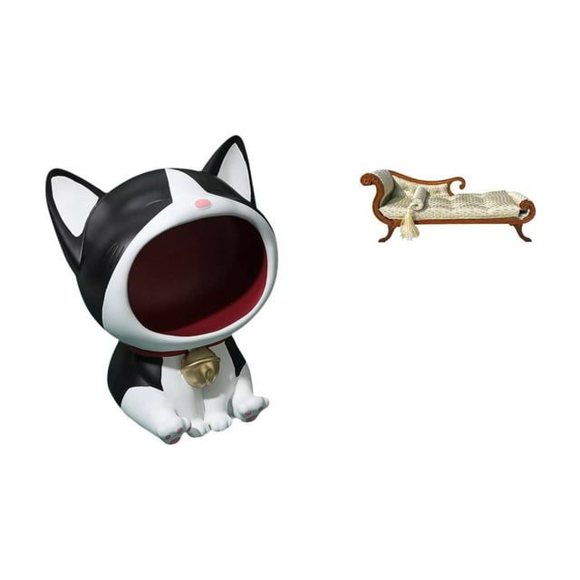 Estatua De Gato, Arte Artesanal, Adorno Para Entrada, Llave, Cuenco, Cuenco Para Dulces, Figura Decorativa, Modelo De Sofá, Cama De Madera, Accesorios De Fotos DIY, Banco, Silla, Salón,