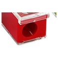 thumbnail image 4 of (Rojo) Mini sacapuntas de plástico de un agujero con tapa para caja de aserrín, 4 of 5