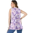 thumbnail image 3 of Roaman's Women's Plus Size Angel Chiffon Blouse, 3 of 6