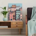 thumbnail image 5 of Colorful European Buildings Canvas Print Wall Art for Living Room Office Kitchen Dining Room, 5 of 8