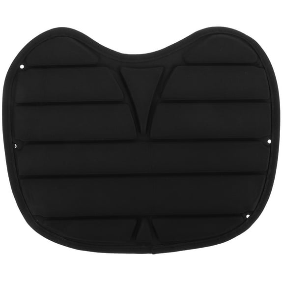 Comfortable Padded On Kayak Seat Cushion Lightweight Paddling Pad for Kayak Canoe Fishing Boat (Black)
