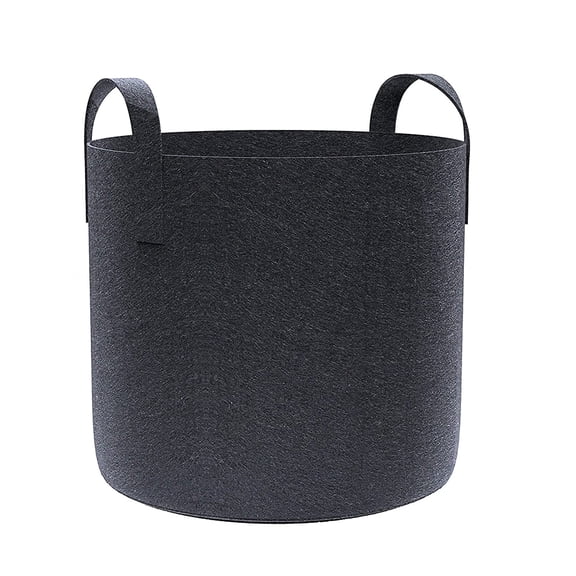 2-Pack Potato Grow Bags with Double Handles, Nonwoven Fabric Vegetable Planter Bags for Garden, Black 30x30x25cm Planting Pots