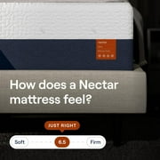 Nectar Ultra 15“ Twin Mattress - Medium Firm - Cooling Fibers & Temperature Regulating Material - 4” Pressure Relief Layer - Zoned Ergonomic Support Layer - 365-Night Mattress Trial
