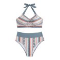 thumbnail image 2 of Trajes de baño tankini para mujer Trajes de baño de dos piezas con estampado de moda para mujer Trajes de baño tankini para mujer, 2 of 4
