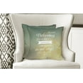 thumbnail image 4 of Ambesonne Saying Throw Pillow Cover 2 Pack, Yellow Letters, 24", Teal Yellow, 4 of 6