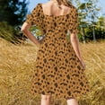 thumbnail image 3 of Squirrel Pattern Sleeveless Dress Women's summer skirt Women long dress women clothes dresses for official occasions, 3 of 5