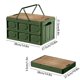 thumbnail image 3 of Caja de almacenamiento plegable – Organizador de acampada al aire libre | Caja de maletero multiusos de plástico plegable y mango resistente al agua | Blanco | 15x10,8x8,5 in, 3 of 6