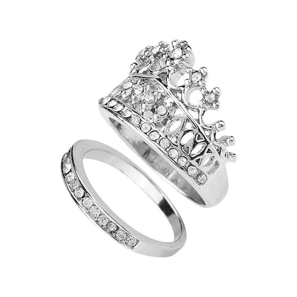 Anillos para mujer, regalos para mujer, moda femenina, temperamento dulce, forma de diamante de imitación, joyería, anillo