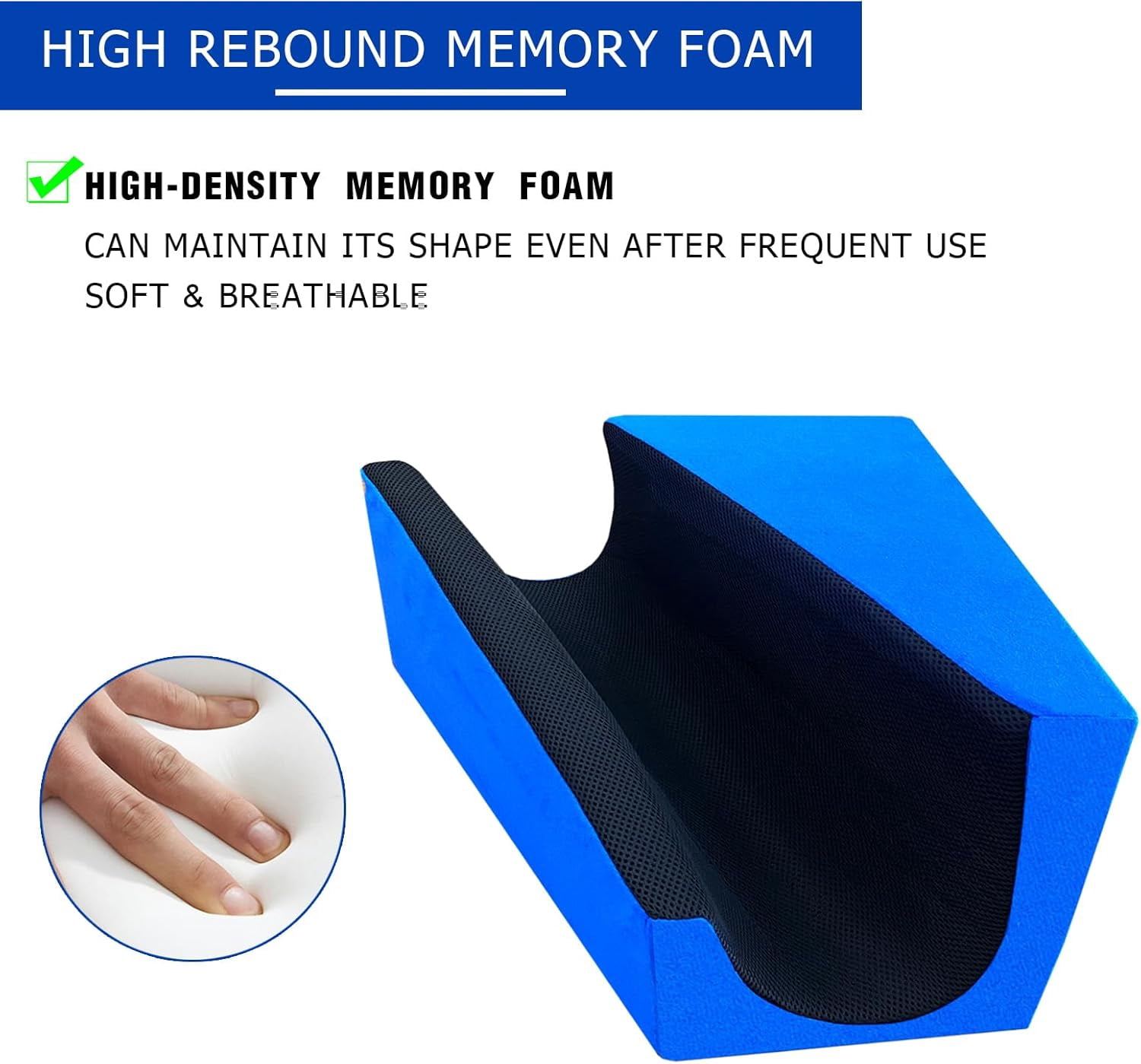 Hip Abduction Pillow Knee Wedge Leg Lifter for After Knee Surgery Replacement Recovery Aids Hip Abductor Pillow Maintain Leg Fixators While Sleeping (Left)