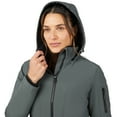 thumbnail image 5 of Free Country Women's Thermo Super Softshell® Zip Up Jacket Loden XL, 5 of 7